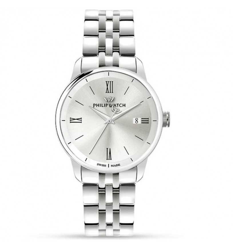 Orologio Philip Watch Anniversary r8253150039 uomo Acciaio 40 mm Swiss Silver