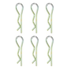 6 Pcs Hitch Pin Clip, 4x90mm R Clips Spring Steel Gold