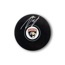 Anton Lundell Autographed Florida Panthers Hockey Puck