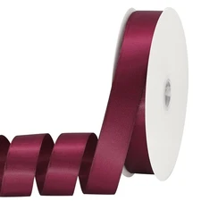 Double Faced Satin Ribbon 1 Inch X 65 Yards Solid Color Ribbon for Gift Wrapp...