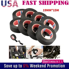 8-Rolls Cloth Tape Wire Electrical Wiring Harness Car Auto SUV truck 19mm*15m