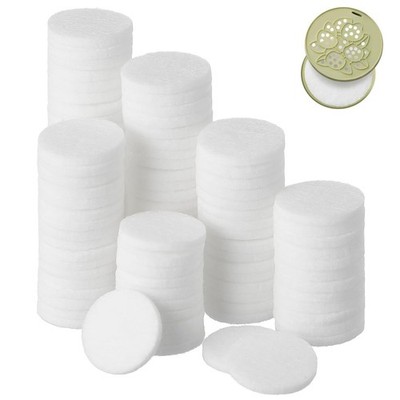 100 Pack Essential Oil Diffuser Pads, 0.9 Inch Unscented Aroma Replacement Pa...