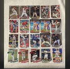 Bowman 2023 MLB 20 Card Lot Rookie Eury Perez Brayan Rocchio Nathan Church