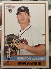 2025 Topps Heritage Baseball - Atlanta Braves Hurston Waldrep RC No.86