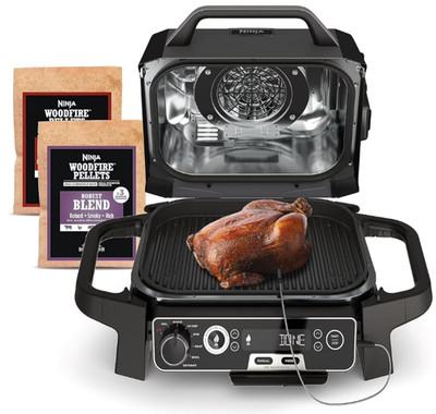Ninja OG751 Woodfire Pro Outdoor Grill Built-In Thermometer