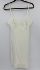 Vintage Stoneswear Satin Lace Lingerie Slip Dress Goth Fairy Whimsygoth 38 Large