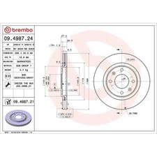 Disque de frein Citroen BX