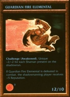 Guardian Fire Elemental - SDR Base Set - Shadowrun