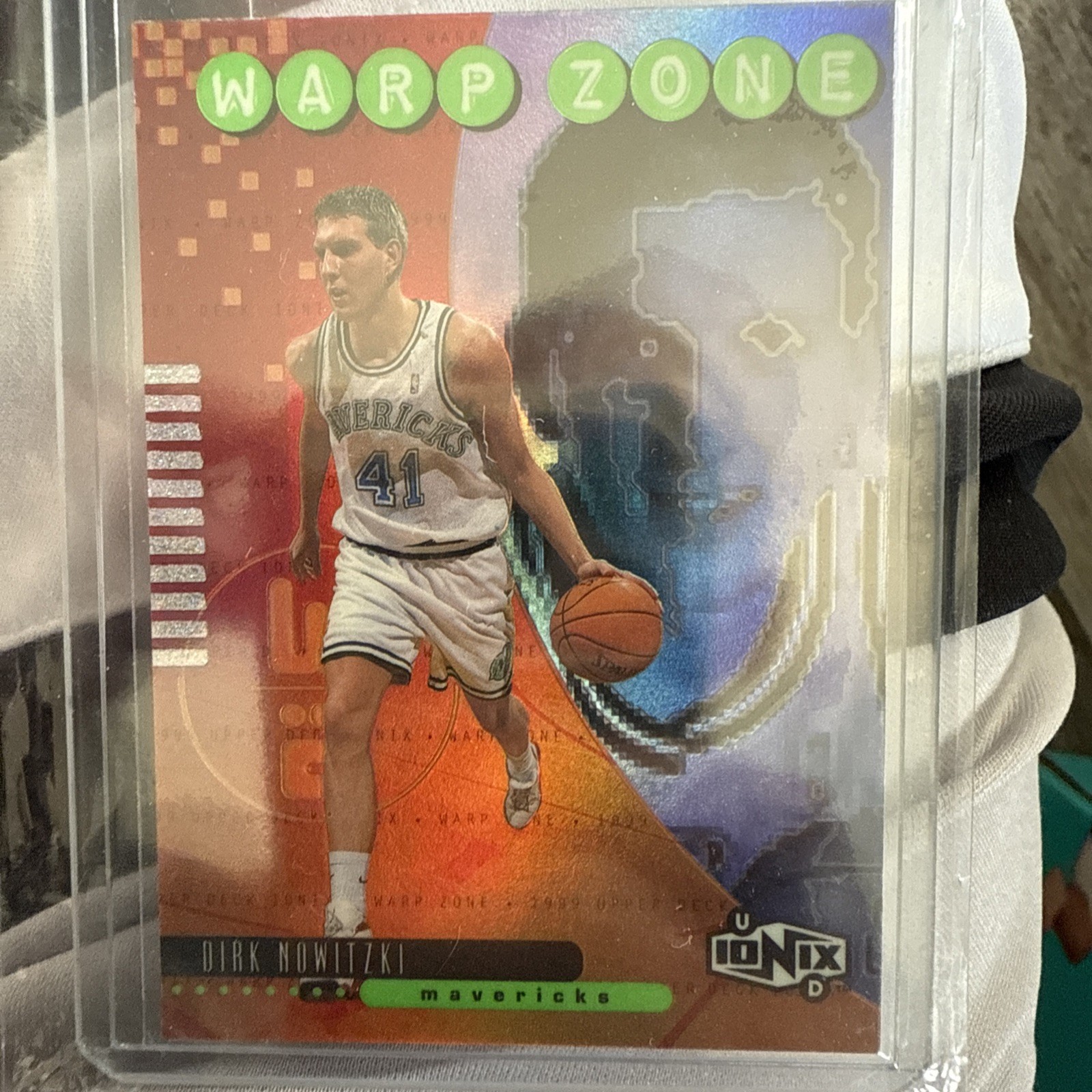 Dirk Nowitzki 1998-99 Ud Ionix Warp Zone Rookie RARE