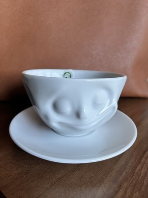 Tassen 58 Products Germany Emotions ''Happy'' Smiling Teacup, Saucer Set White