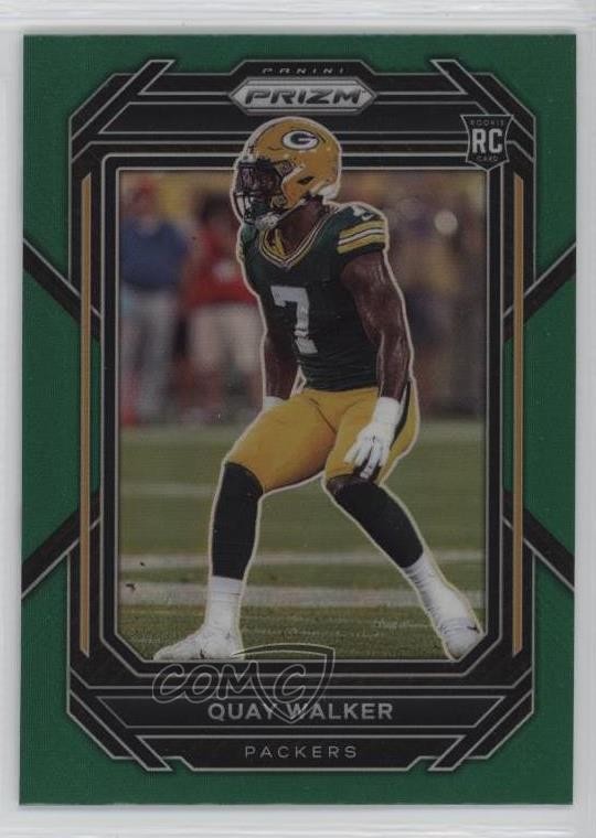 2022 Panini Prizm Rookies Green Prizm Quay Walker #373 0wx2
