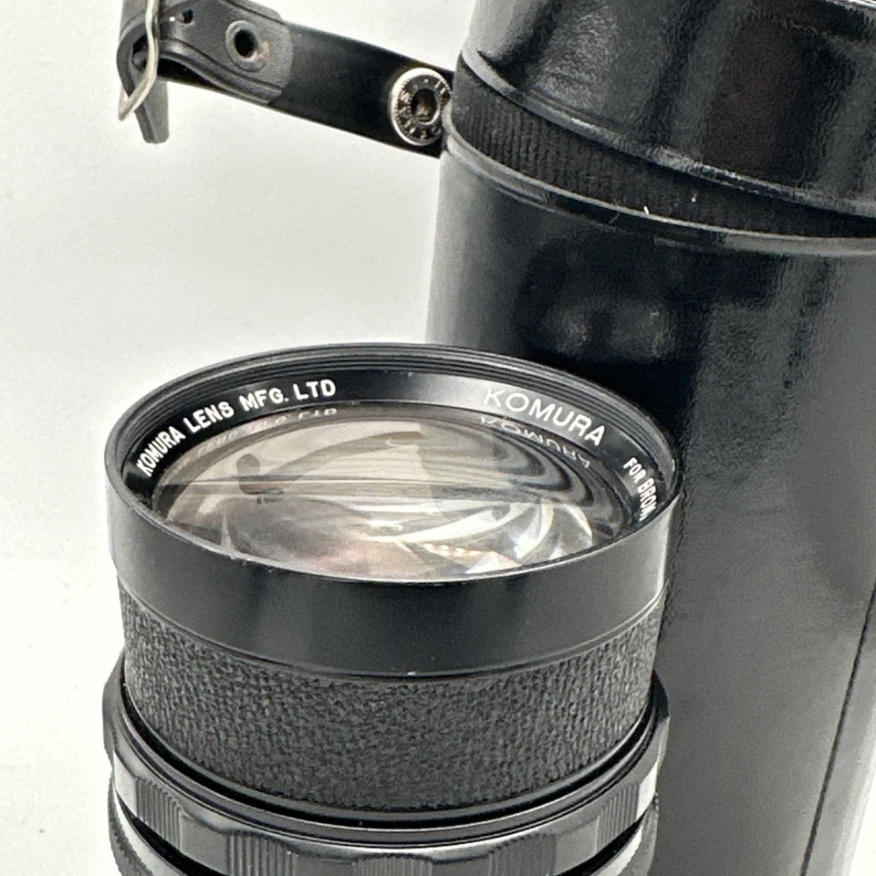 Lente Komura 150 mm f/3,5 para montaje Bronica S - Probado funciona - Estuche y tapa trasera Foto 3 de 4