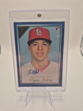 2019 Topps Gallery #126 Ryan Helsley Auto Orange RC 26/50 Bookend Rookie