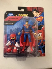 Dc x Sonic The Hedgehog Superman And Knuckles Action Figure New In Hand 2025