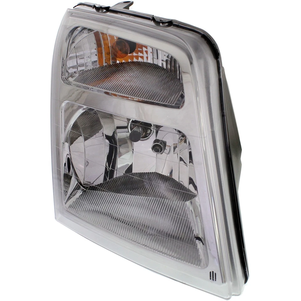 Left & Right Side Headlights For Ford Transit Connect 2010-2013 Halogen w/ Bulbs - Imagem 3 de 4