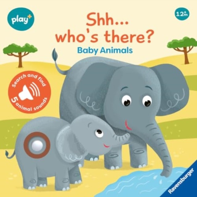 Ravensburger Play+ Infant & Toddler - Shh, Who's there? Baby Animals My First