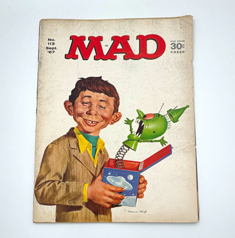 MAD Magazine Issue #113 September 1967 Illustrated Humor & Satire Comics Mingo