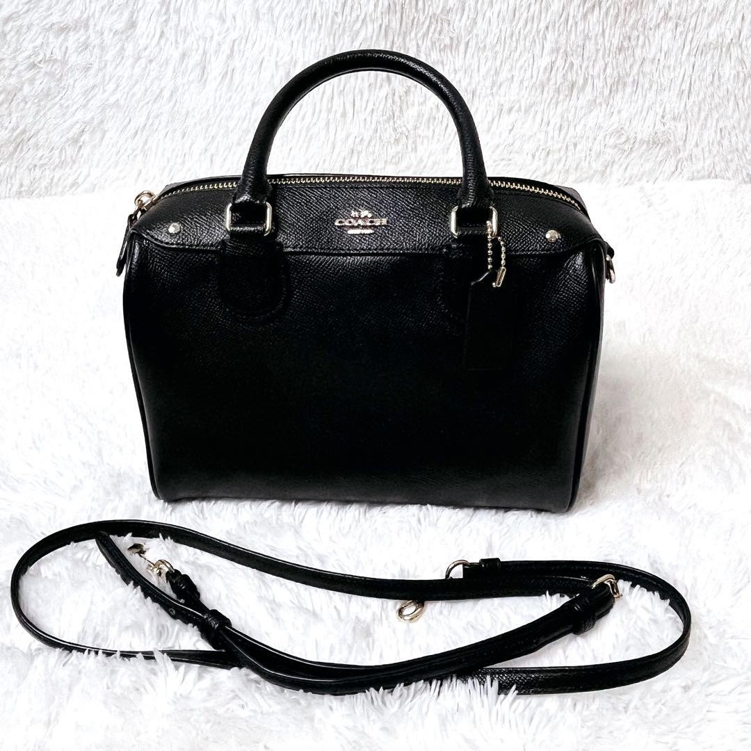 Coach 2Way Shoulder Bag PVC Black Authentic G0204589 thumbnail 14