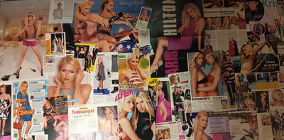 ** Tolle Paris Hilton Poster Berichte Clippings Sammlung über 120 Teile **