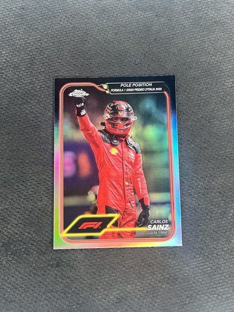 2024 Topps Chrome Formula 1 - Pole Position Carlos Sainz #157 Refractor