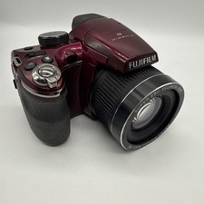 Preowned Fujifilm Finepix S3380 RED Tested And Working NO SD CARD 