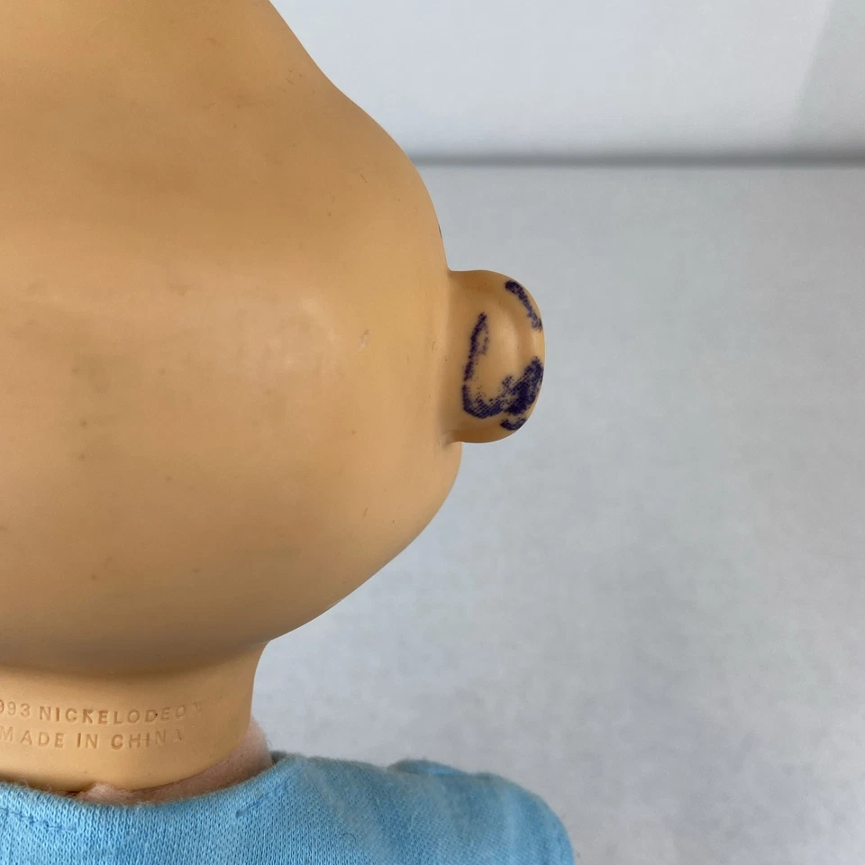 Muñeco de peluche de vinilo vintage Tommy Pickles Dakin 1993 Nickelodeon Rugrats Foto 4 de 4