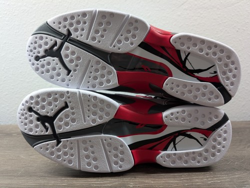 2025 Nike Air Jordan 8 Retro White and True Red Bugs Bunny 305381-100 Größe 11 - Bild 9 von 13
