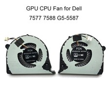 CPU GPU Fan for Dell Inspiron 15 7577 7588 cooler fans DC 5V DFS2000054H0T