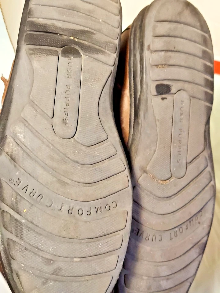 Hush Puppy Zapatos Hombre 10.5 AMPLIO, MARRÓN. Foto 4 de 4