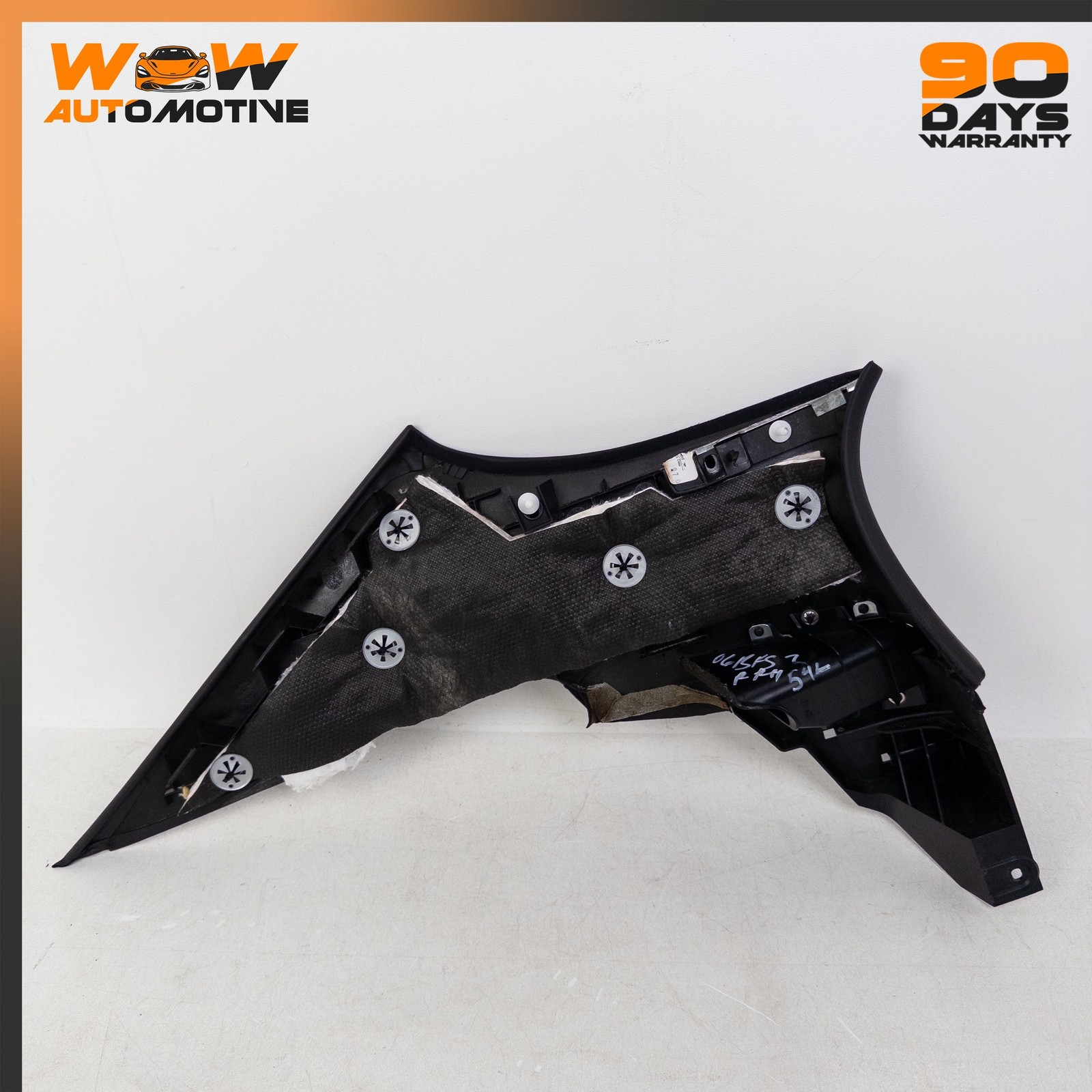 06-13 BENTLEY CONTINENTAL FLYING SPUR REAR RIGHT D PILLAR TRIM ASSEMBLY OEM