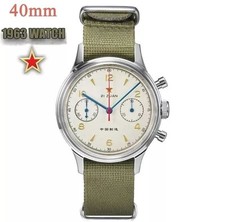 🔝 RedStar 1963 Crono Militare Aviazione Stella Rossa Classic ED Orologio uomo