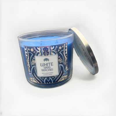 NEW Bath & Body Works WHITE SAND BEACHES 3-wick Candle 14.5 oz.