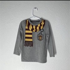 NWT Harry Potter Boys Caped Gray Pajamas T-Shirt Set Sz 5