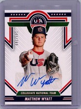 2022 Panini #CNTS-MW Matthew Wyatt Signatures Blue Ink #/349