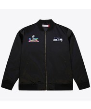 NWT Seattle Seahawks Mitchell & Ness Super Bowl 60 LX Champions Bomber XLarge