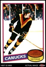 1980 Topps #177 Lars Lindgren Canucks RC 6 - EX/MT