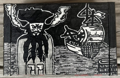 Blackbeard/Edward Teach Treasure Box