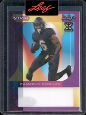 Camerun Peoples 2023 Leaf Vivid Clear Purple Pre-Production Proof 1/1