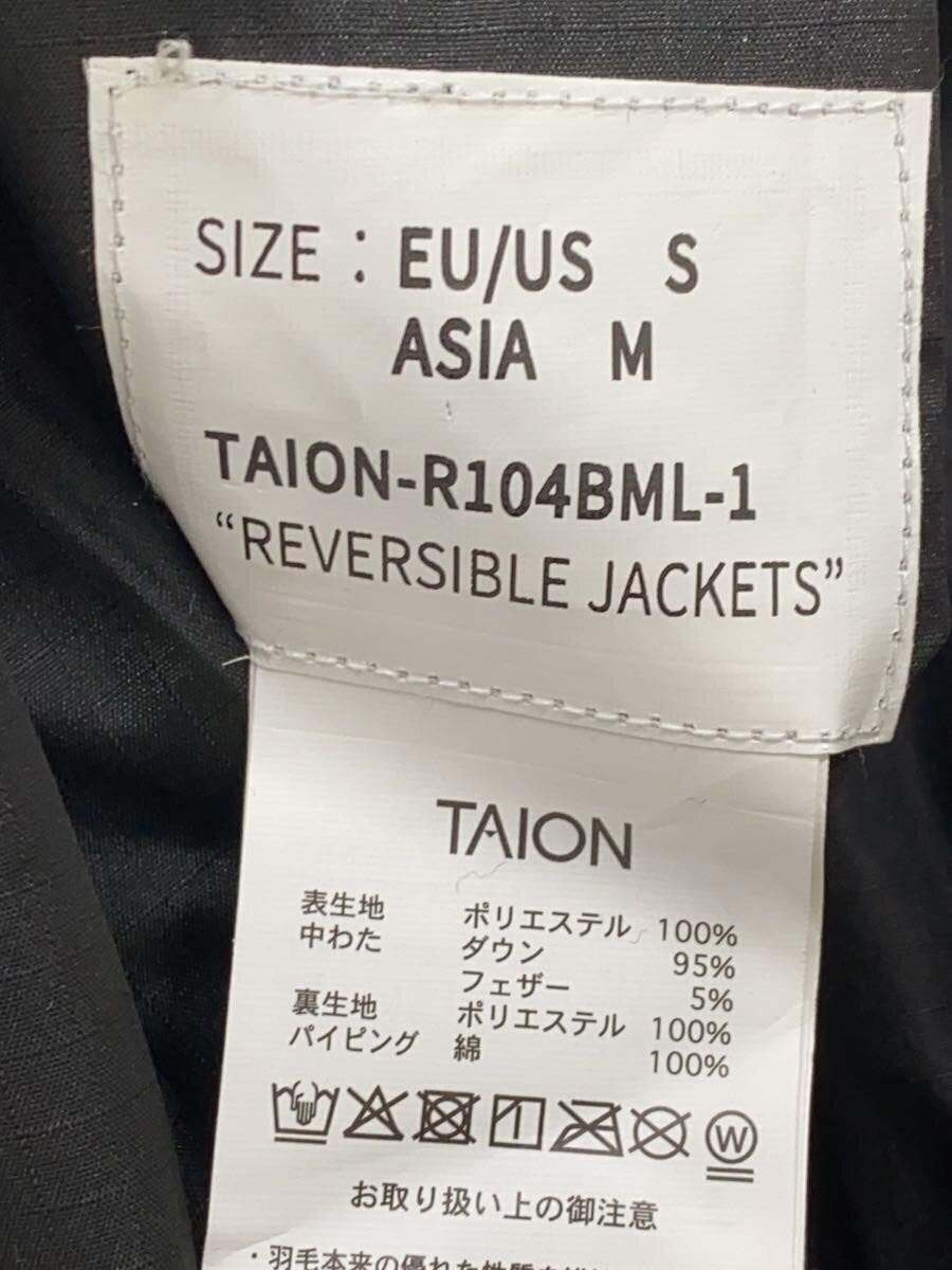 TAION◆Down jacket/M/Polyester/BLK/Plain/TAION-R10… - image 4