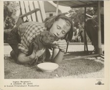 A Lesson in Love 1954 Ingmar Bergamn Harriet Andersson Original 8x10 Photo