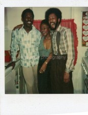 PARTY SCENE Vintage 70's 80's POLAROID Found Original Photo COLOR 310 LA 90 T