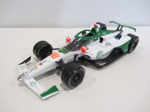 2020 COLTON HERTA signed INDIANAPOLIS 500 1:18 GREENLIGHT DIECAST INDY CAR CHEVY
