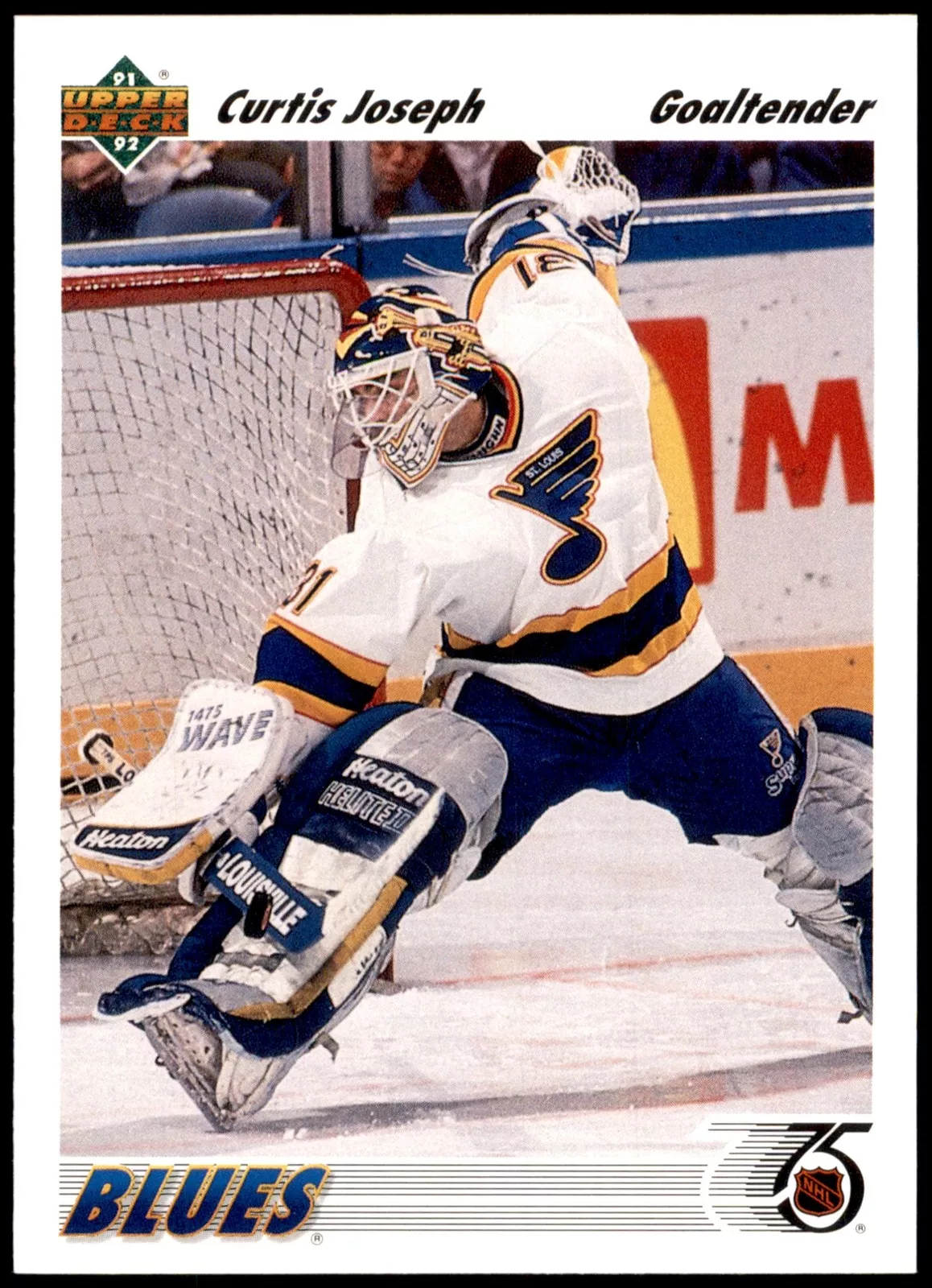 Curtis Joseph trading card
