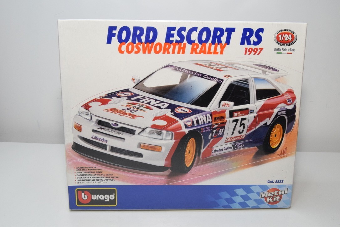 B63 1:24 BBURAGO BURAGO KIT 5553 FORD ESCORT RS COSWORTH RALLY