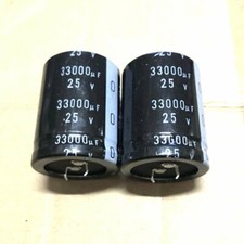 2pcs 33000uF 25V 33000MFD 25Volt 35 50mm Electrolytic Capacitor