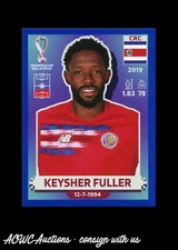 2022 FIFA World Cup Stickers Blue #CRC 8 Keysher Fuller (Costa Rica)