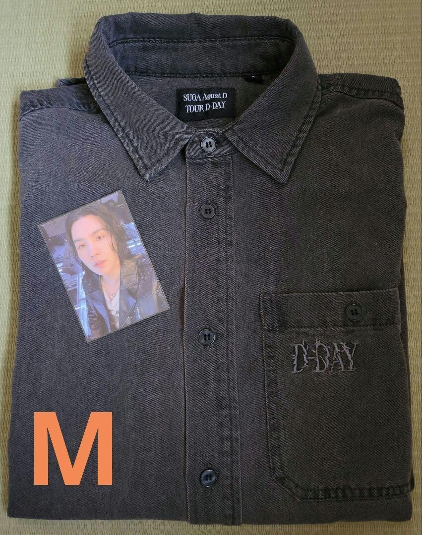 BTS SUGA Agust D OVERSIZED SHIRT M Photo Card TOUR D-DAY LTD BTS SUGA Agust D OVERSIZED SHIRT M Photo Card TOUR D-DAY LTD