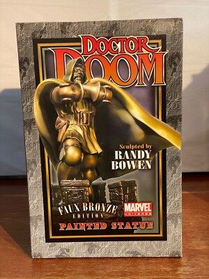 Marvel Dr. Doom Faux Bronze Statue by Randy Bowen 228/300 ------ NEW