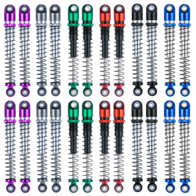 MARKENLOS 4 Stück Stoßdämpfer +48mm Für RC 1/24 Axial SCX24 90081 Crawler Car