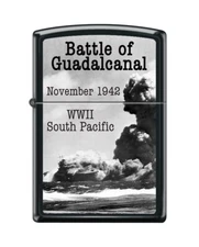 Zippo 82265 WW2 Battle of Guadalcanal 1942 south pacific sinking ship Lighter